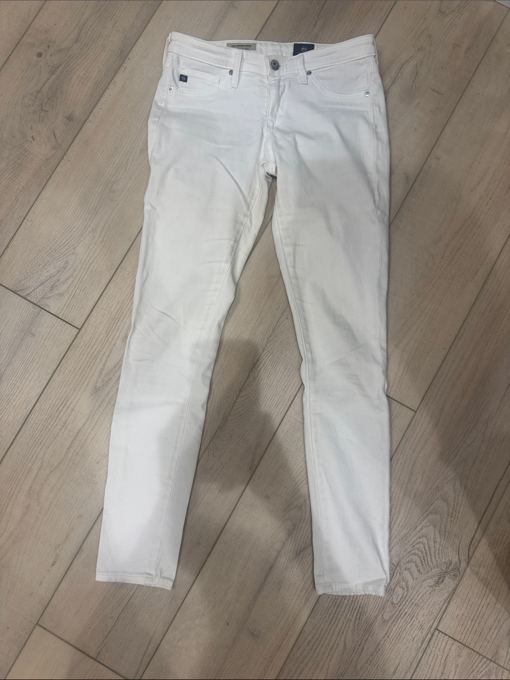 AG Adriano Goldschmied White Skinny Jeans